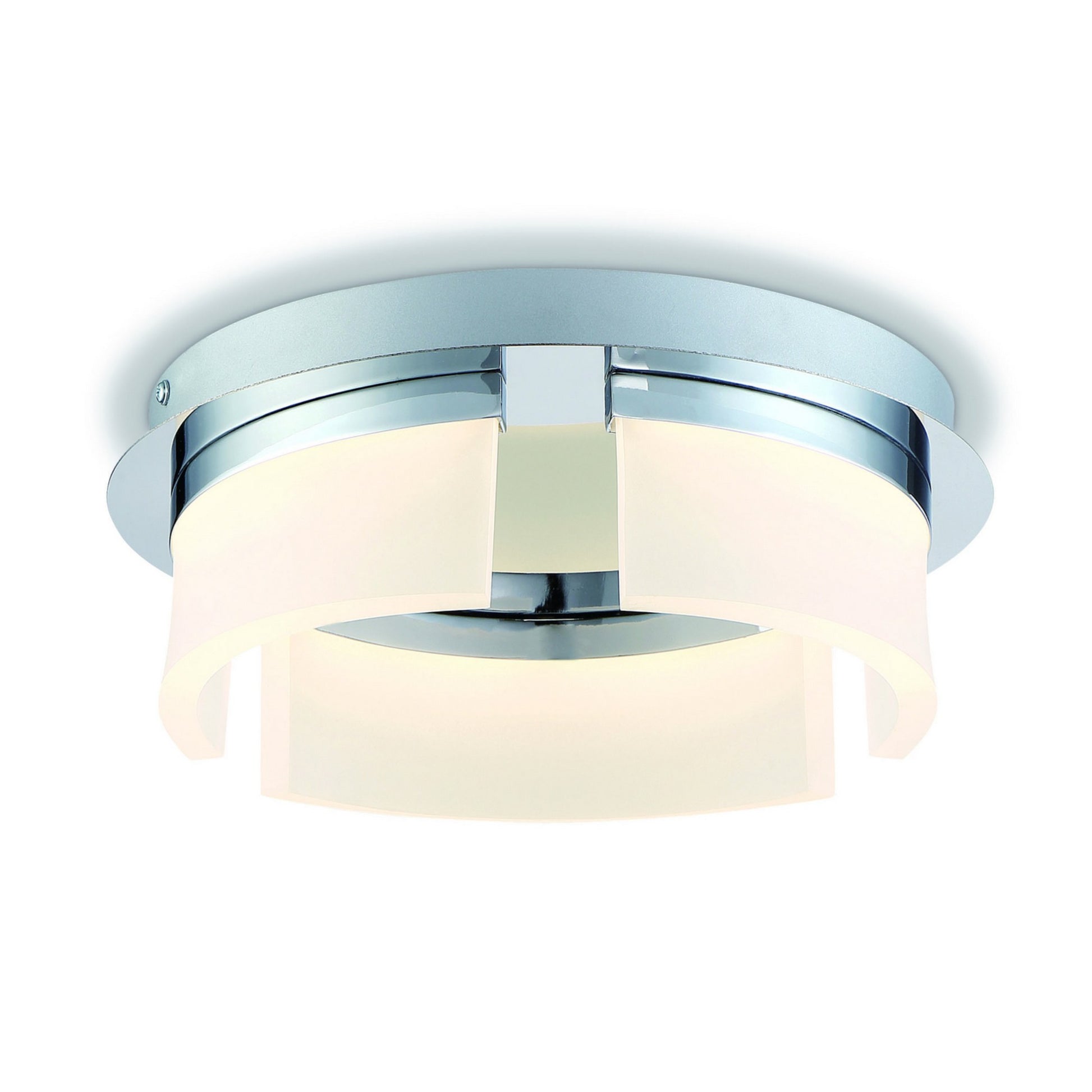 Bria 11" LED Flush Mount, Chrome Finish - Bees Lighting