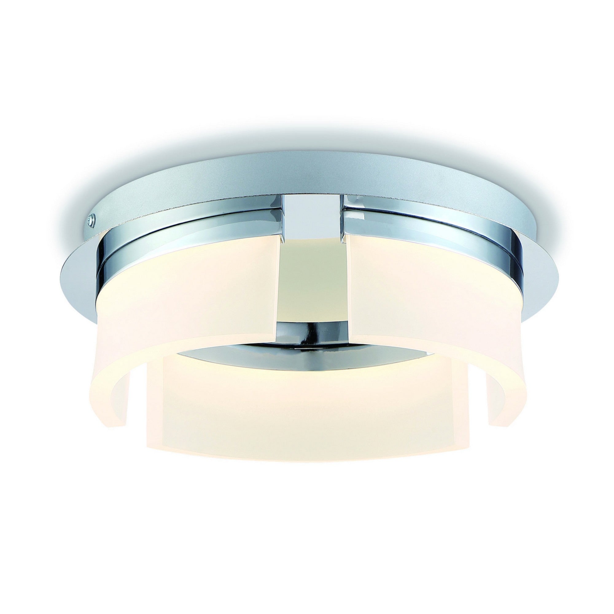 Bria 11" LED Flush Mount, Chrome Finish - Bees Lighting