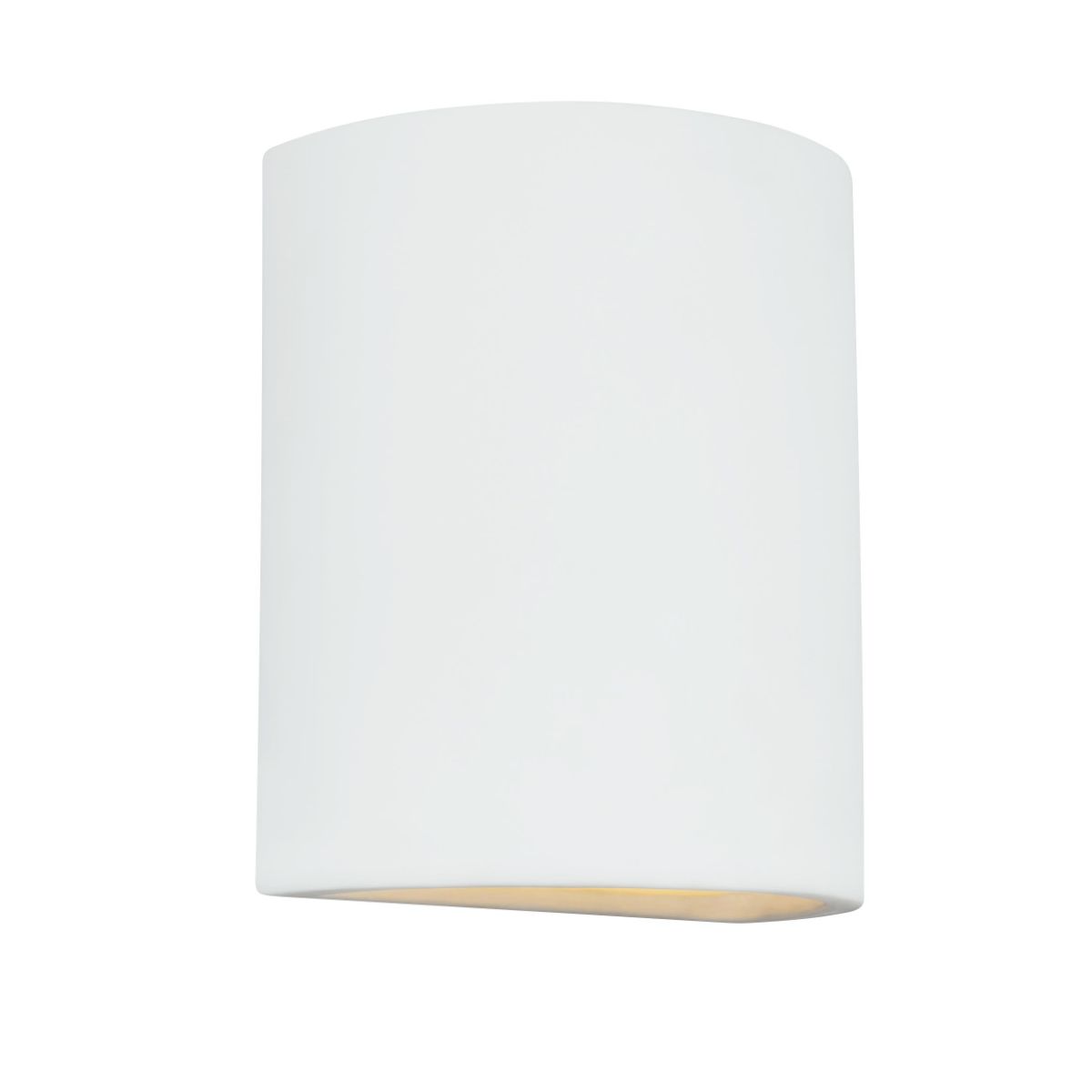 Paintable Ceramic Sconce 10 In. Outdoor Wall Sconce White Finish