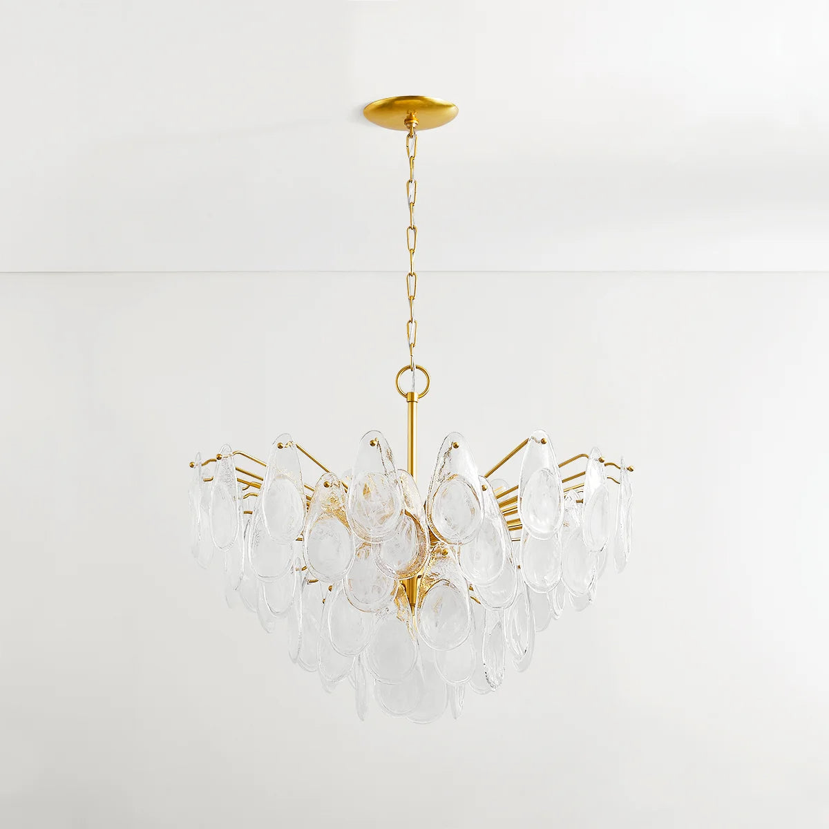 Darcia 36" 15 Lights Chandelier Aged Brass Finish
