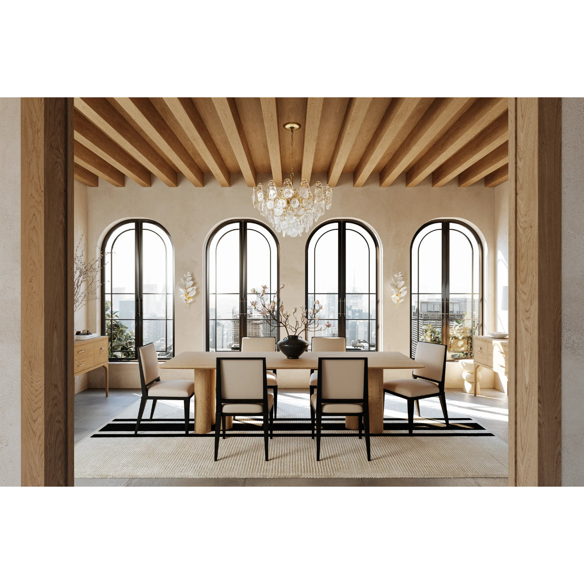 Darcia 36" 15 Lights Chandelier Aged Brass Finish