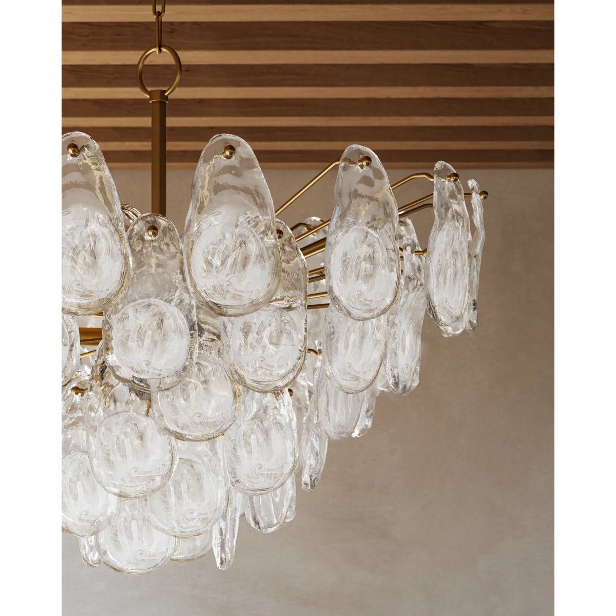 Darcia 36" 15 Lights Chandelier Aged Brass Finish
