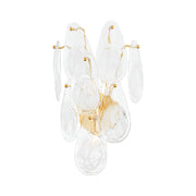 Darcia 20" 2 Lights Wall Sconce Aged Brass Finish - Bees Lighting
