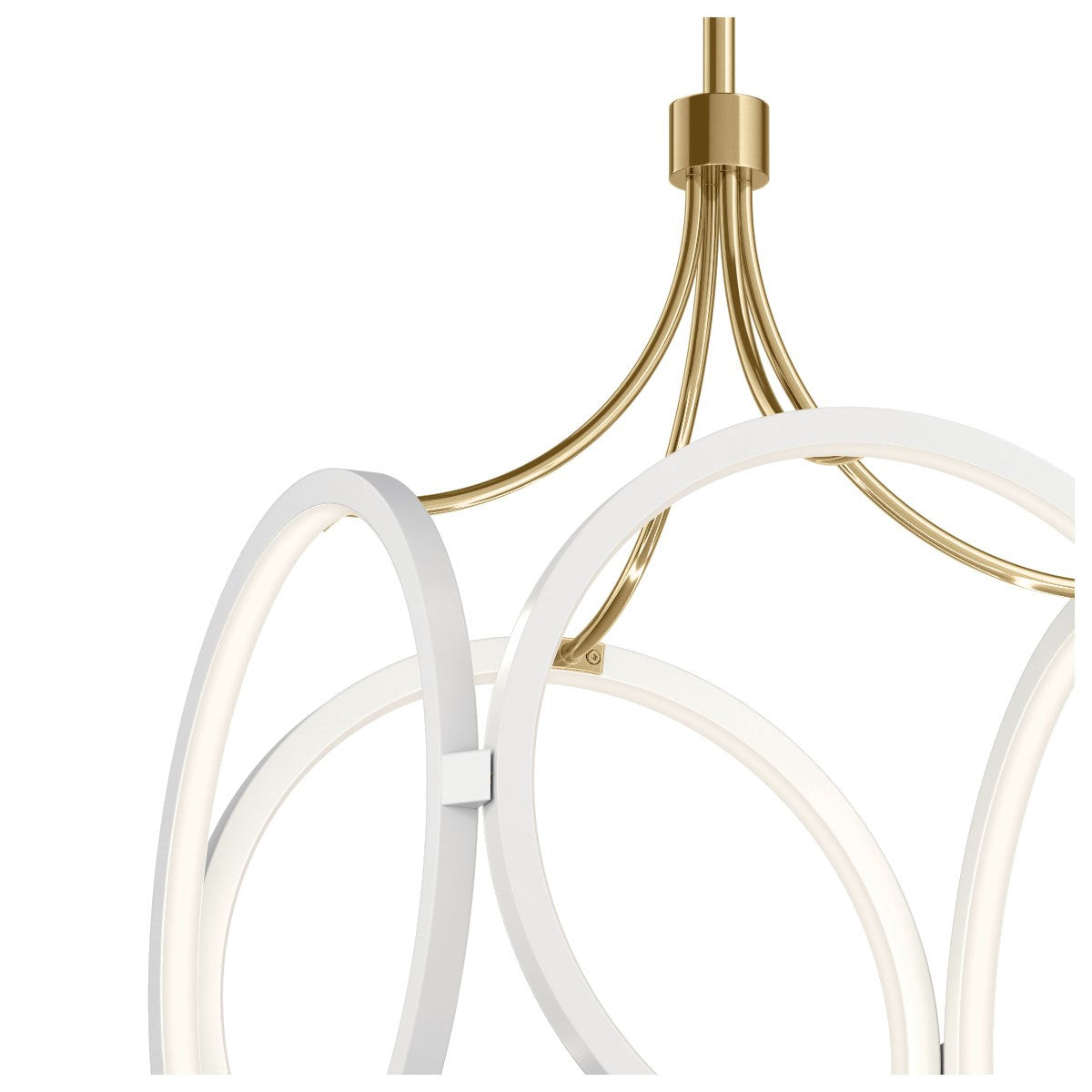 Ciri 14 in. LED Pendant Light White Finish - Bees Lighting