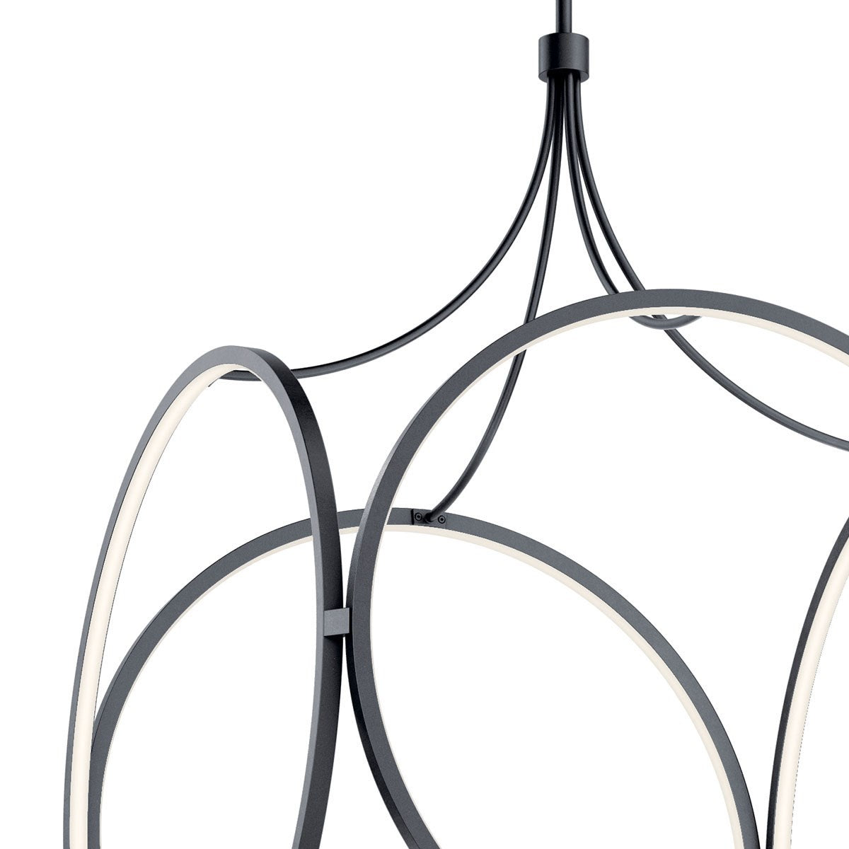 Ciri 24 in. LED Pendant Light Black Finish - Bees Lighting