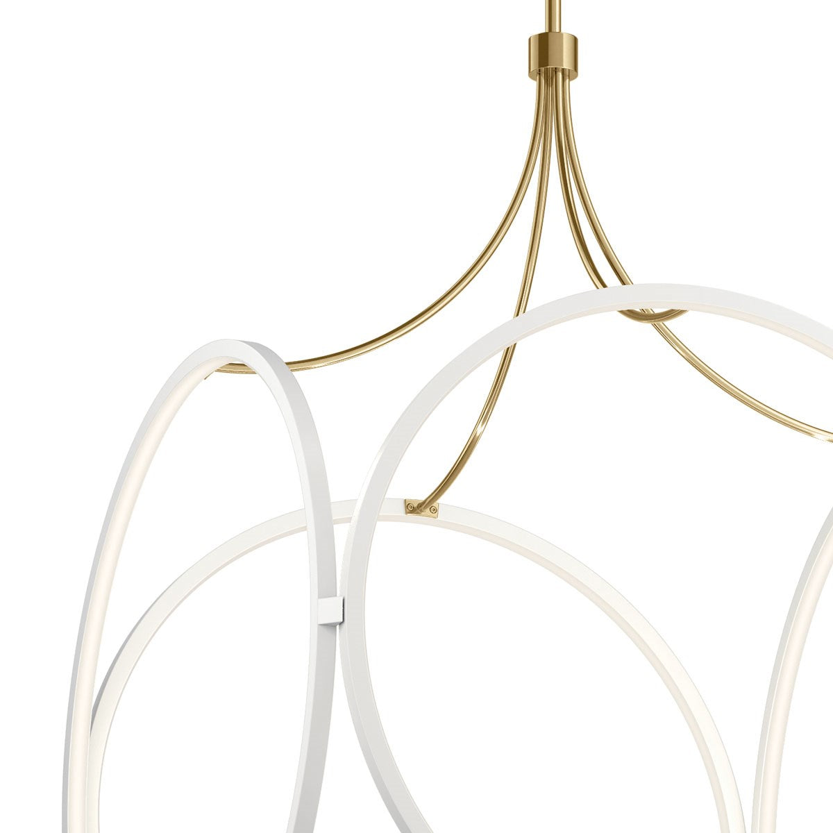 Ciri 24 in. LED Pendant Light White Finish - Bees Lighting