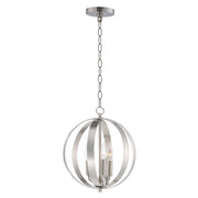 Provident 15" 3-Light Pendant, Satin Nickel Finish - Bees Lighting