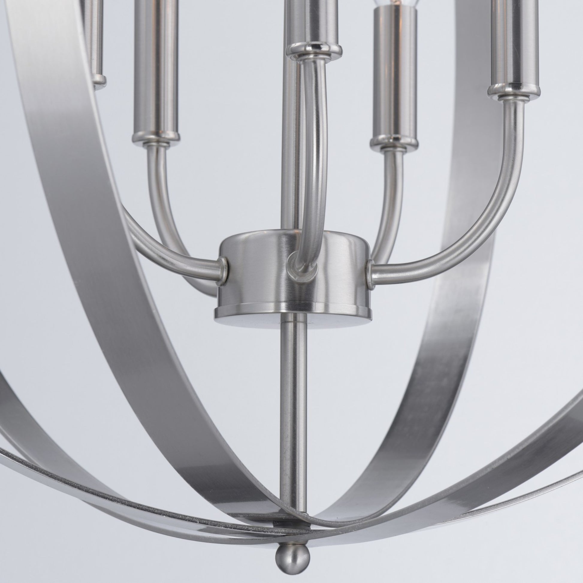 Provident 27" 5-Light Chandelier, Satin Nickel Finish - Bees Lighting
