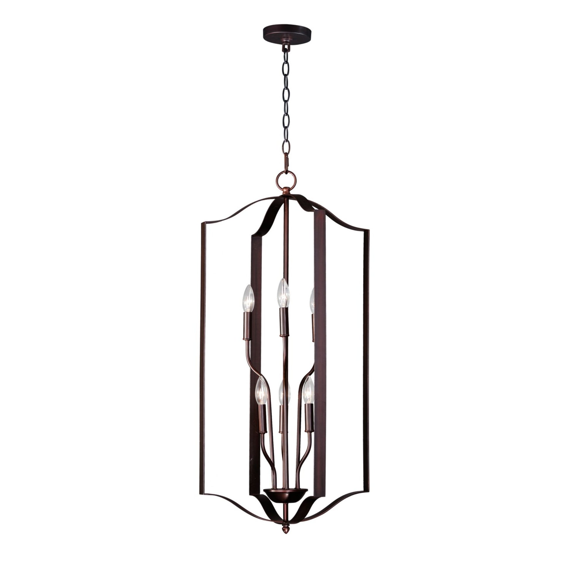 Provident 36" 6-Light Chandelier, Oil Rubbed Bronze Finish - Bees Lighting