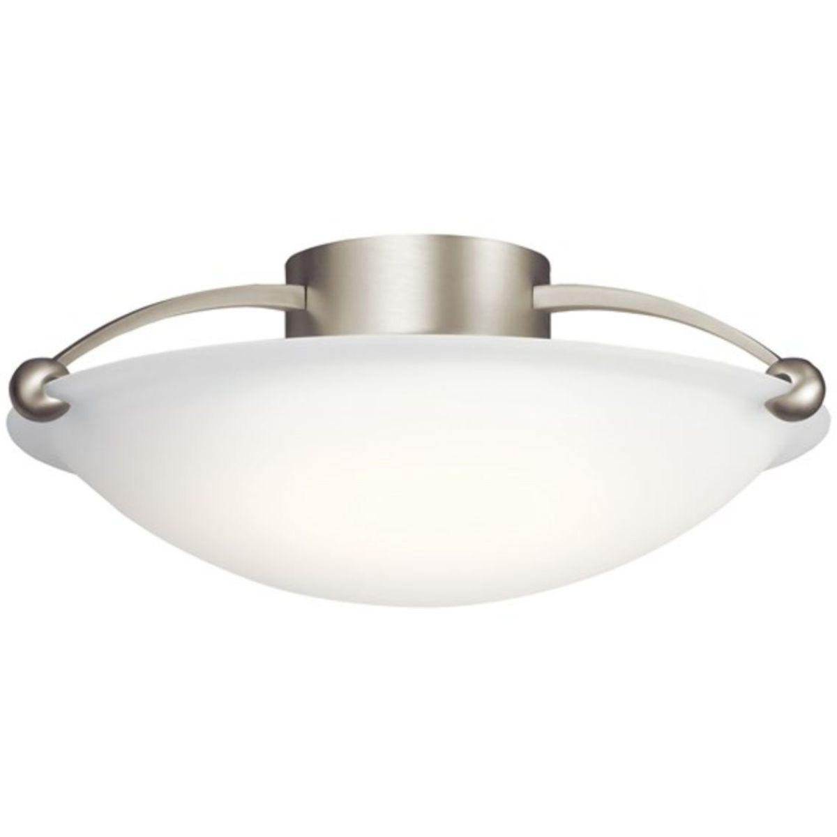 Semi Flush Mount Light 17 in. 3 Lights Nickel finish - Bees Lighting