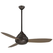 Concept I Wet 52" Bronze LED Outdoor Ceiling Fan with Wall Control - Bees Lighting