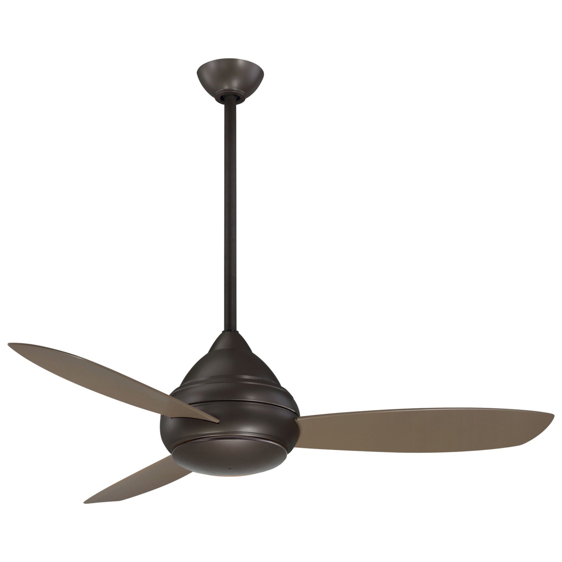 Concept I Wet 52" Bronze LED Outdoor Ceiling Fan with Wall Control - Bees Lighting