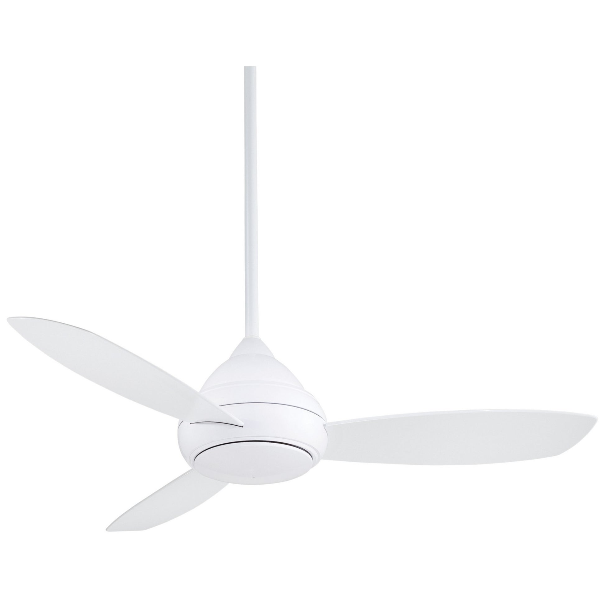 Concept I Wet 52" White LED Outdoor Ceiling Fan with Wall Control - Bees Lighting