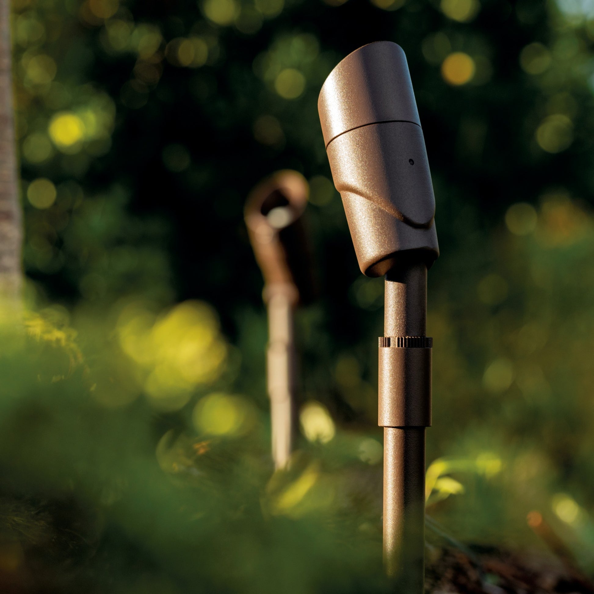 LED 2700K Small Spot Light, 35 Degree, Textured Architectural Bronze - Bees Lighting