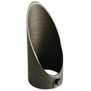 Centennial Brass landscape LED cowl lighting component, 4.5 in, brushed metal finish