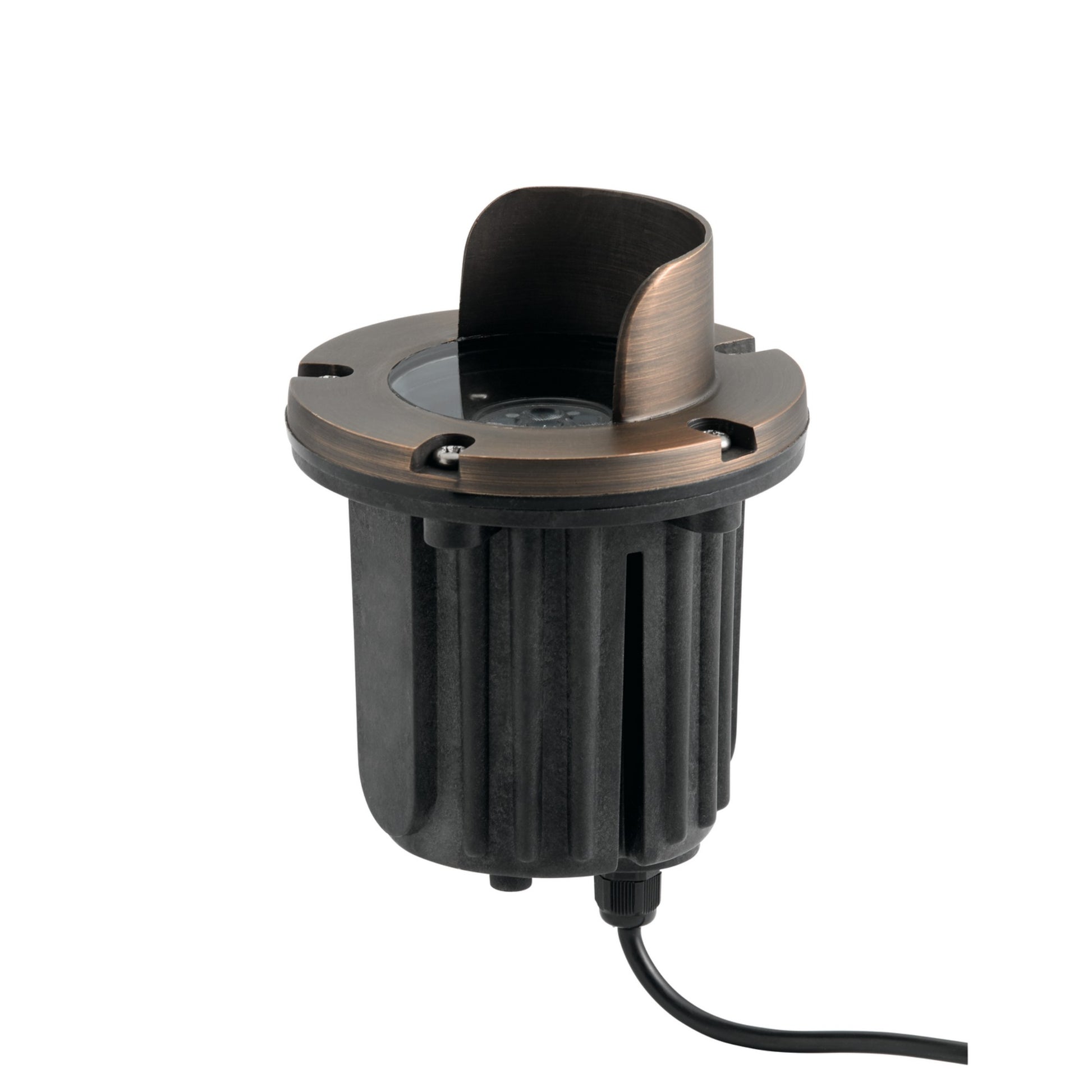 12V Cowl Landscape In-Ground Light Brass - Bees Lighting