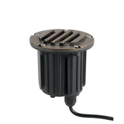 12V Landscape In-Ground Light with Rock Guard Brass - Bees Lighting