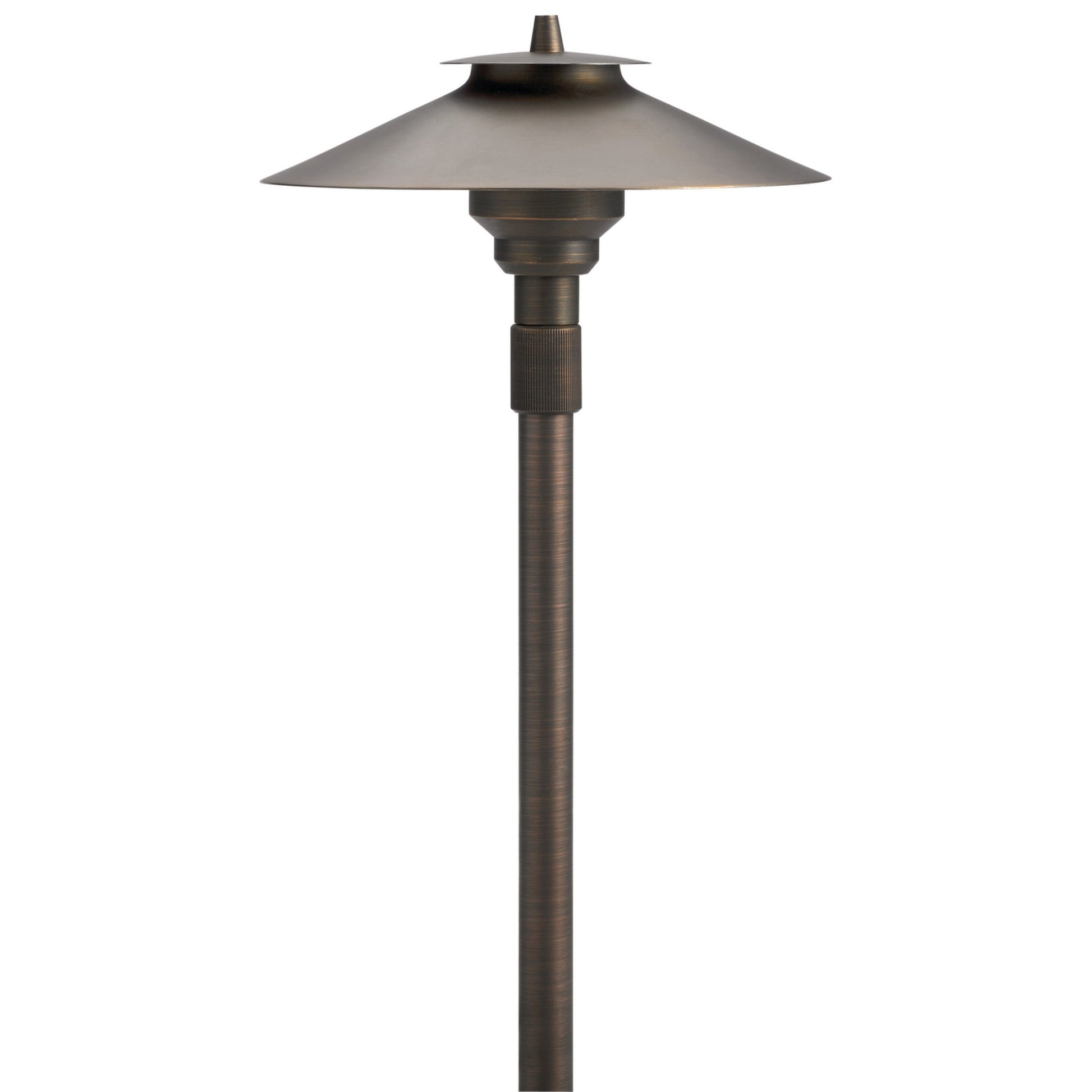 Large Adjustable Height Path Light, Centennial Brass - Bees Lighting