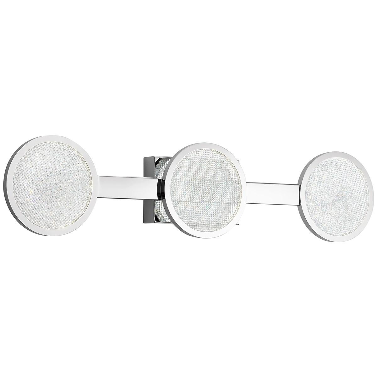 Delaine 30 in. 3 Lights LED Vanity Light Chrome Finish - Bees Lighting