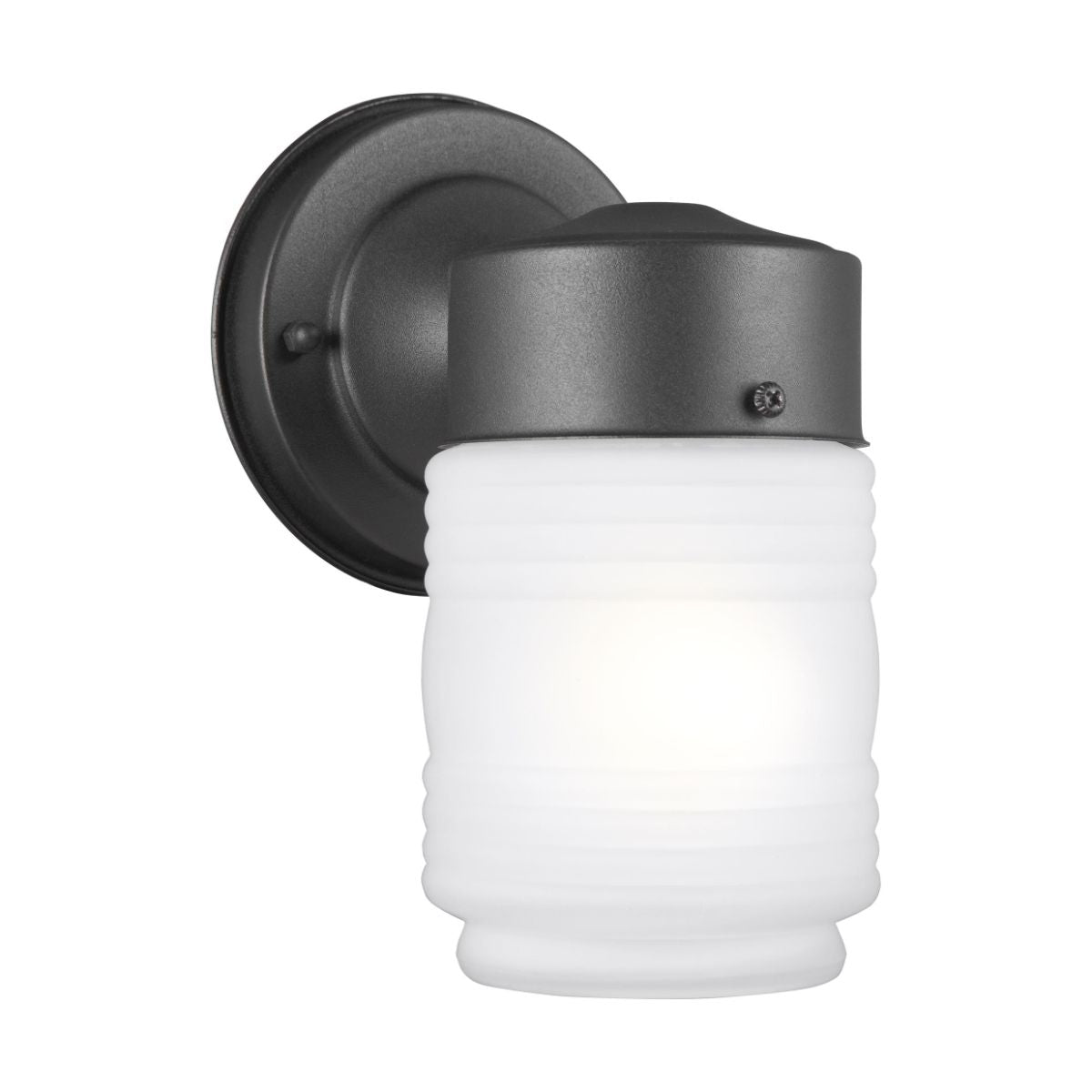 Outdoor Wall 8 In. LED Outdoor Wall Sconce Black Finish