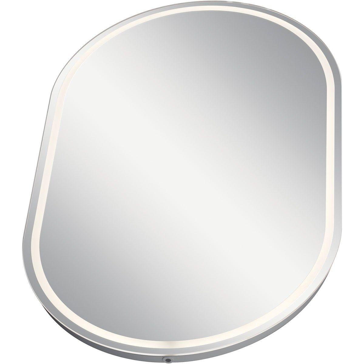 Menillo 40 In. LED Mirror 625 Lumens 3000K White Finish - Bees Lighting