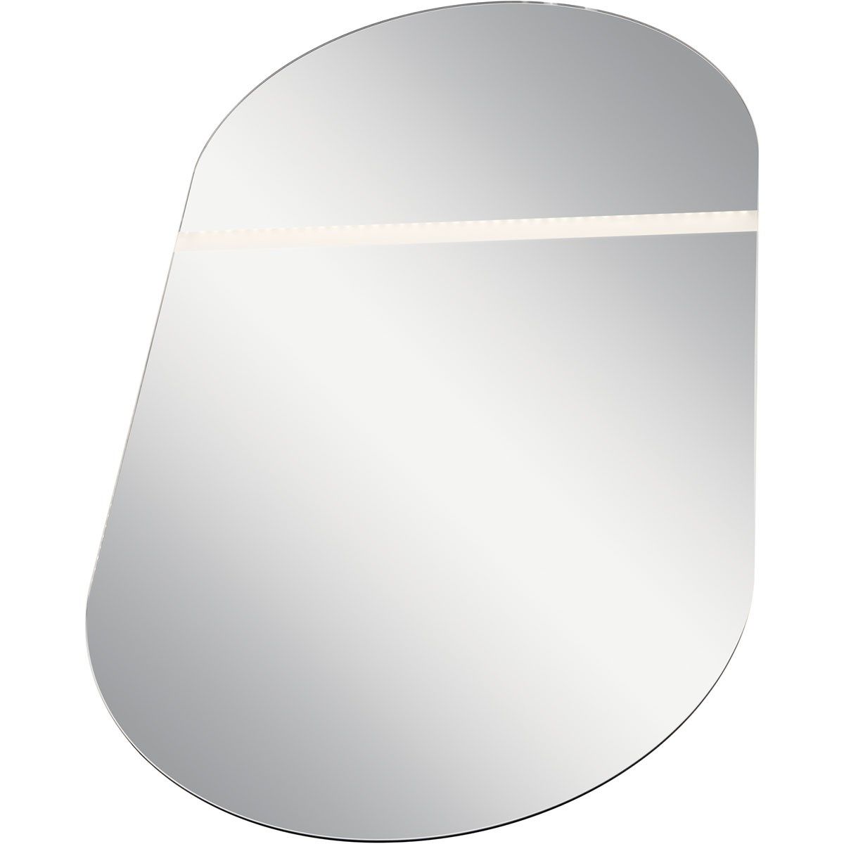 Radana 55 In. LED Mirror 2250 Lumens 3000K Aluminum Finish