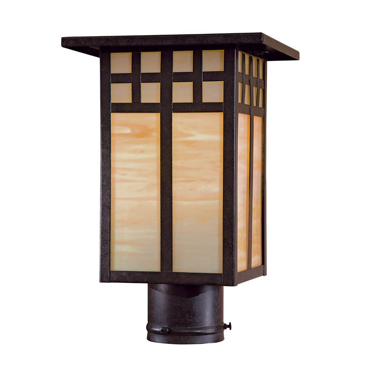 Transitional 13 In. Lantern Head Bronze Finish