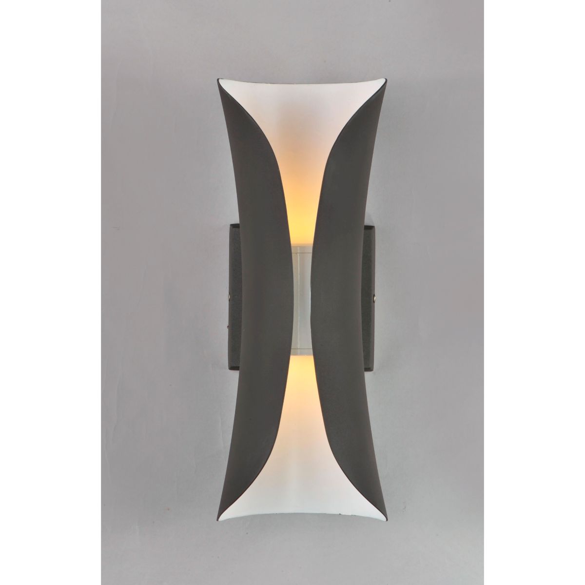 Scroll 14 in. Outdoor Wall Sconce 840 Lumens, Architectural Bronze - Bees Lighting