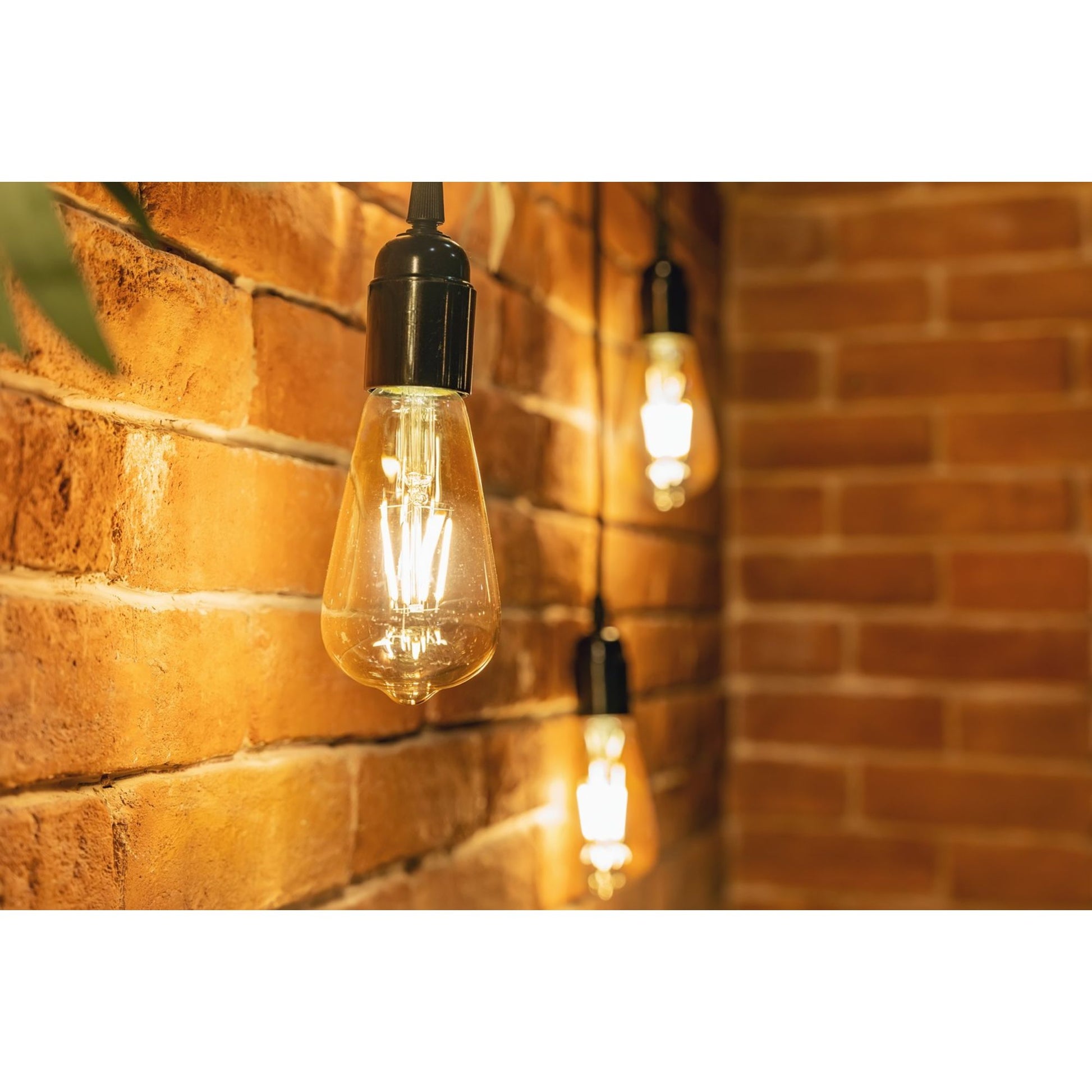ST19 LED Vintage Bulb, 3 Watts, 220 Lumens, 2000K, E26 Medium Base, Amber Finish - Bees Lighting