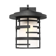Lansing 13" Outdoor Wall Lantern, Textured Black Finish - Bees Lighting
