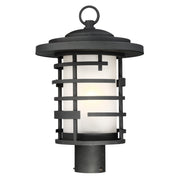 Lansing 14" Post Lantern, Textured Black Finish - Bees Lighting