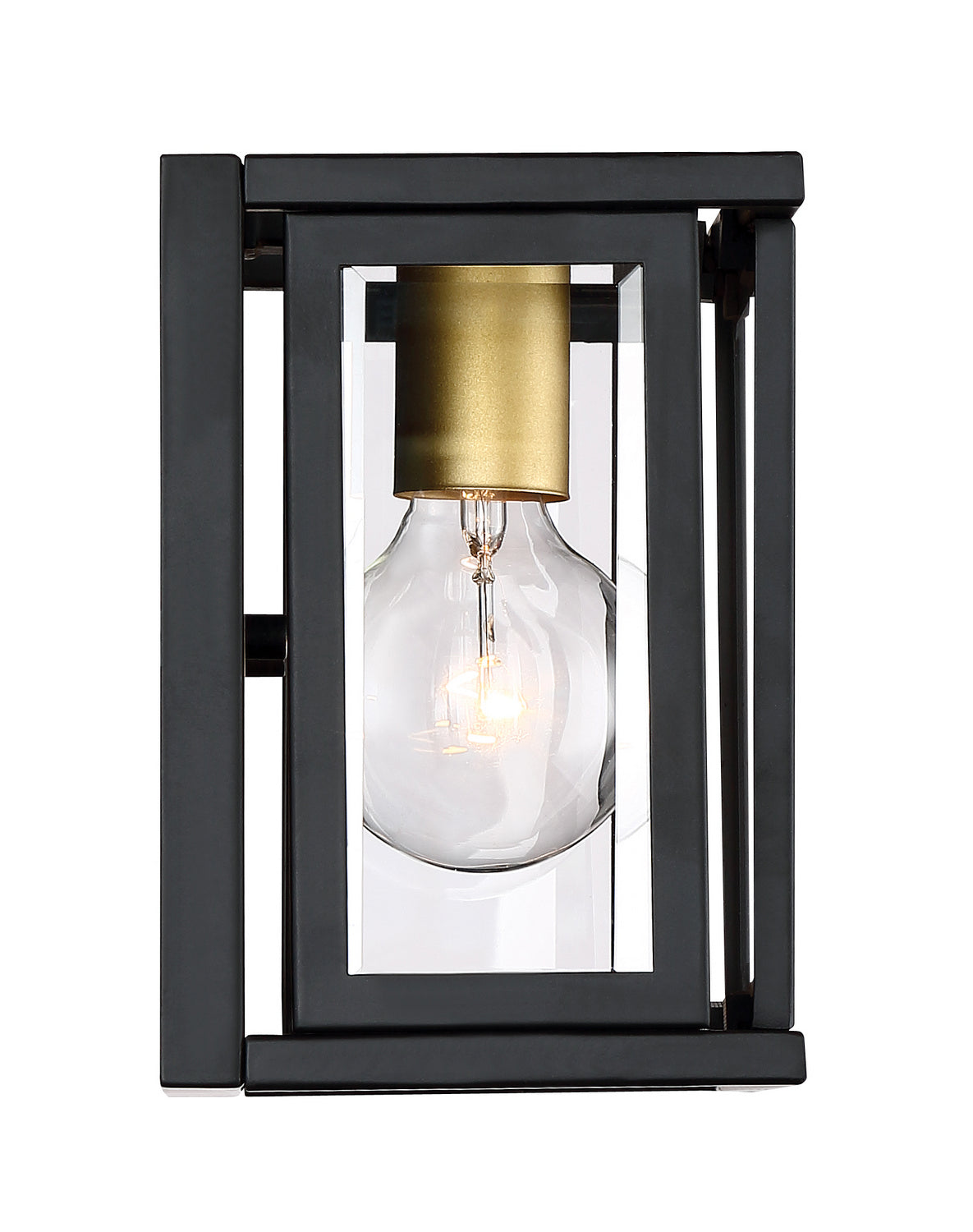 Payne 8 In. Wall Light Black Finish - Bees Lighting