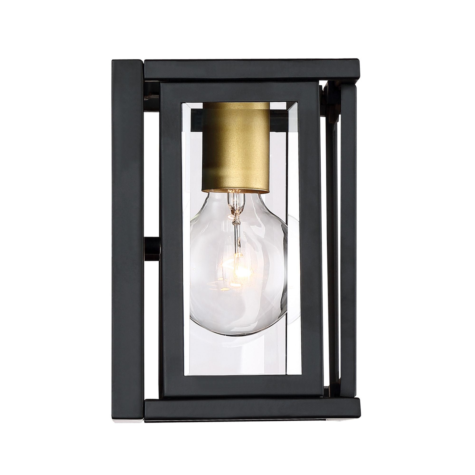 Payne 8" Wall Light Black Finish - Bees Lighting