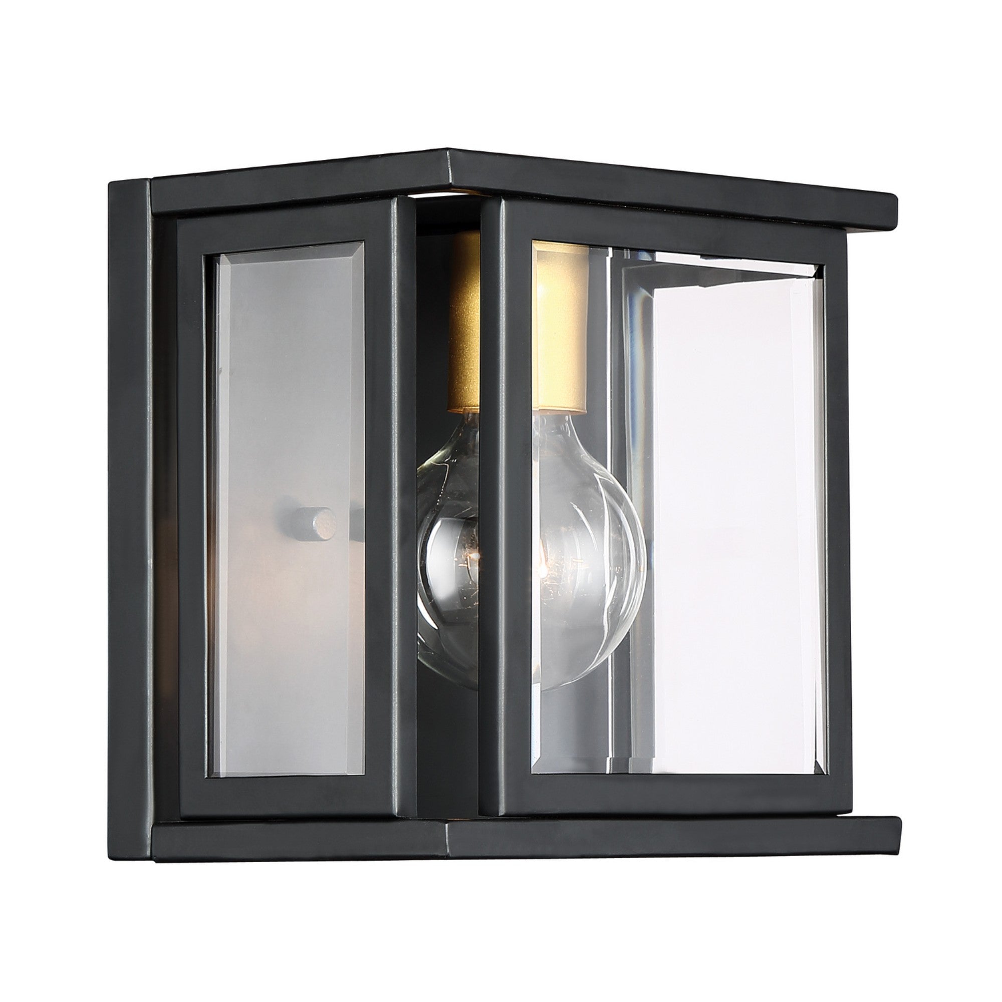 Payne 8 In. Wall Light Black Finish - Bees Lighting