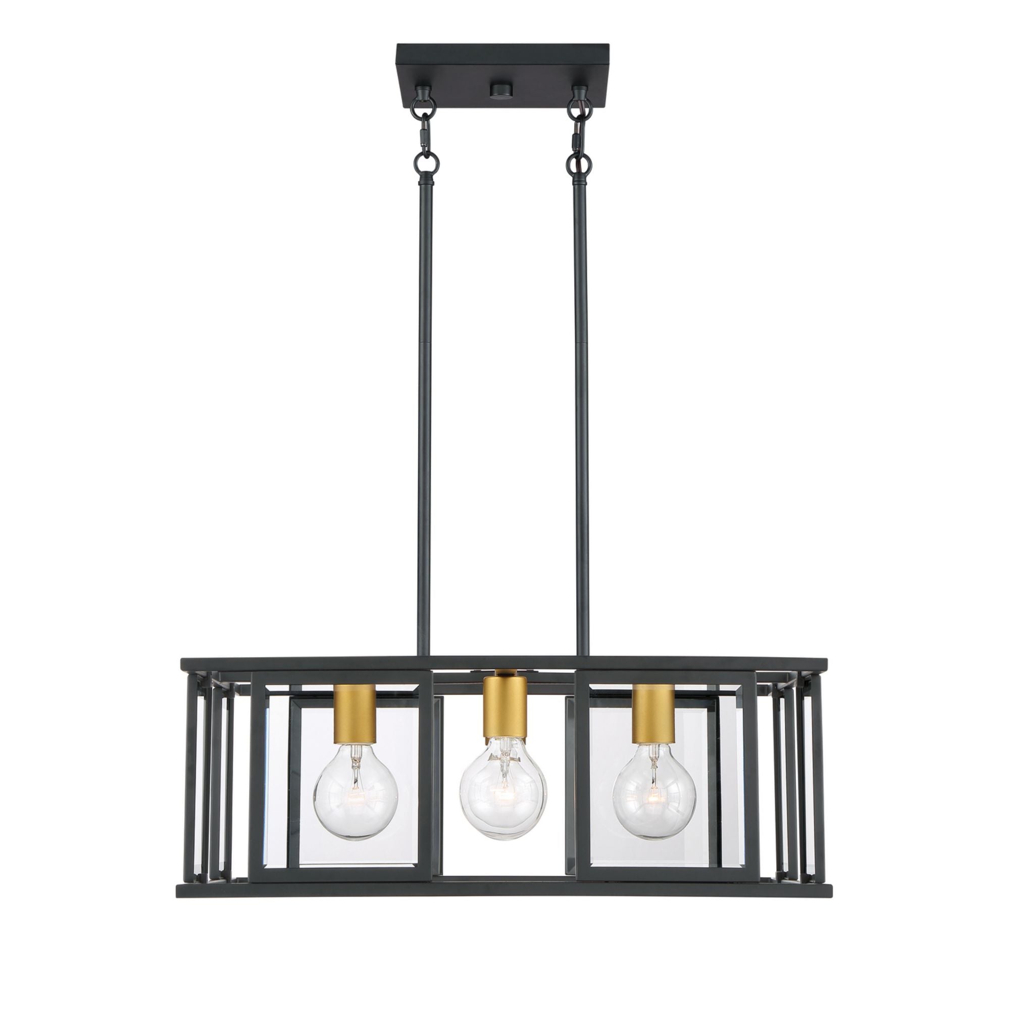 Payne 22" 4 Lights Pendant, Bronze Finish - Bees Lighting