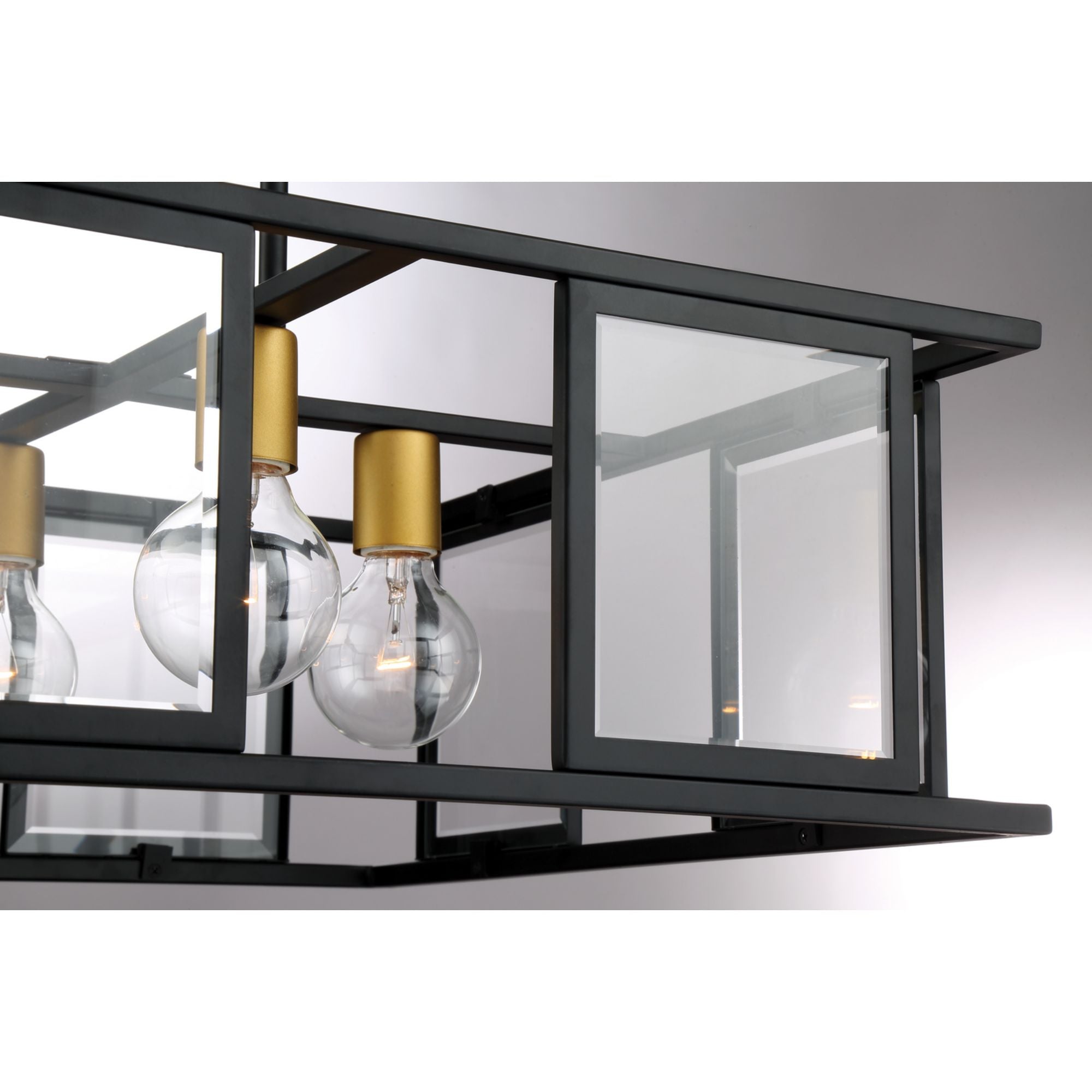 Payne 22" 4 Lights Pendant, Bronze Finish - Bees Lighting