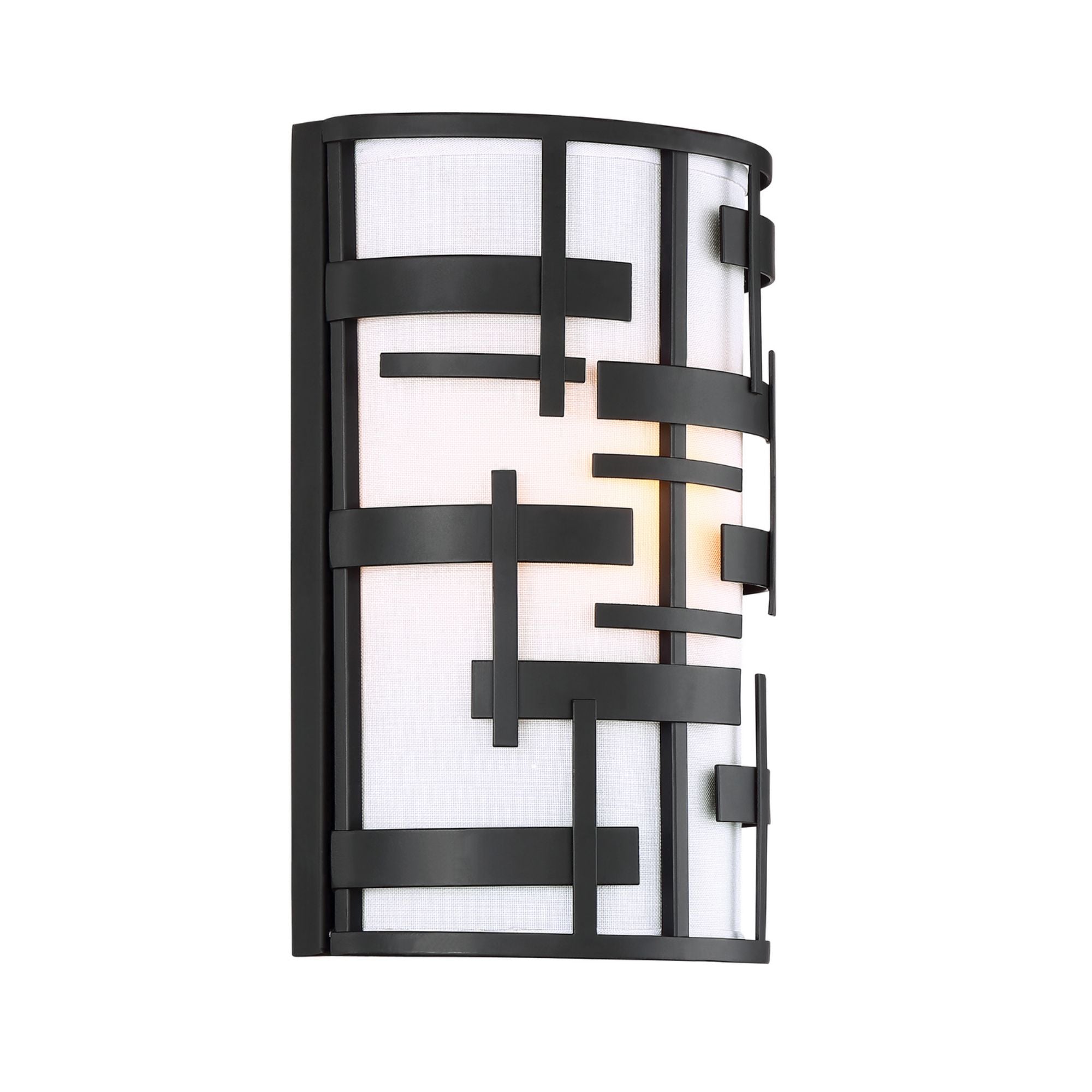 Lansing 12" 2-Light Wall Sconce, Midnight Bronze Finish - Bees Lighting