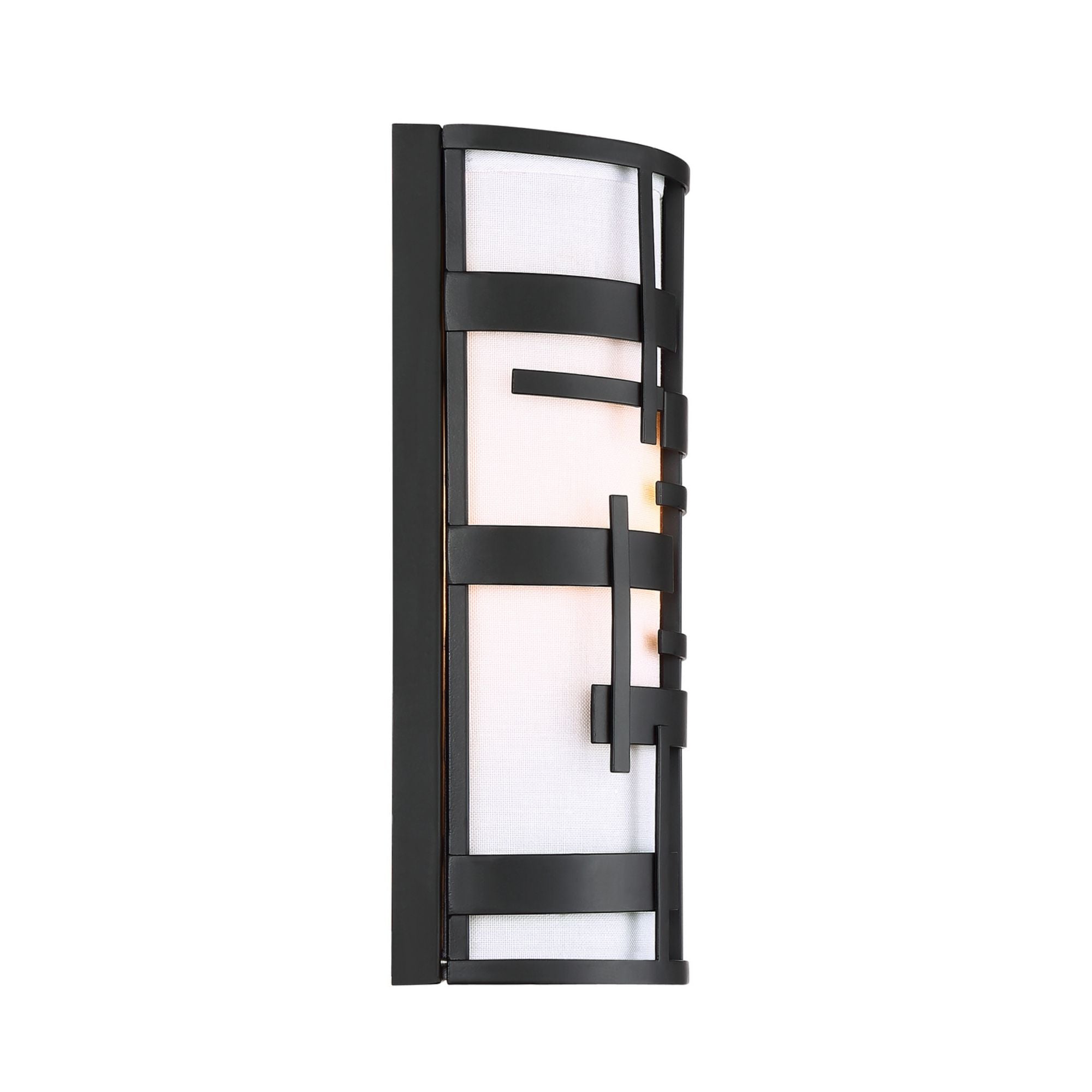 Lansing 12" 2-Light Wall Sconce, Midnight Bronze Finish - Bees Lighting