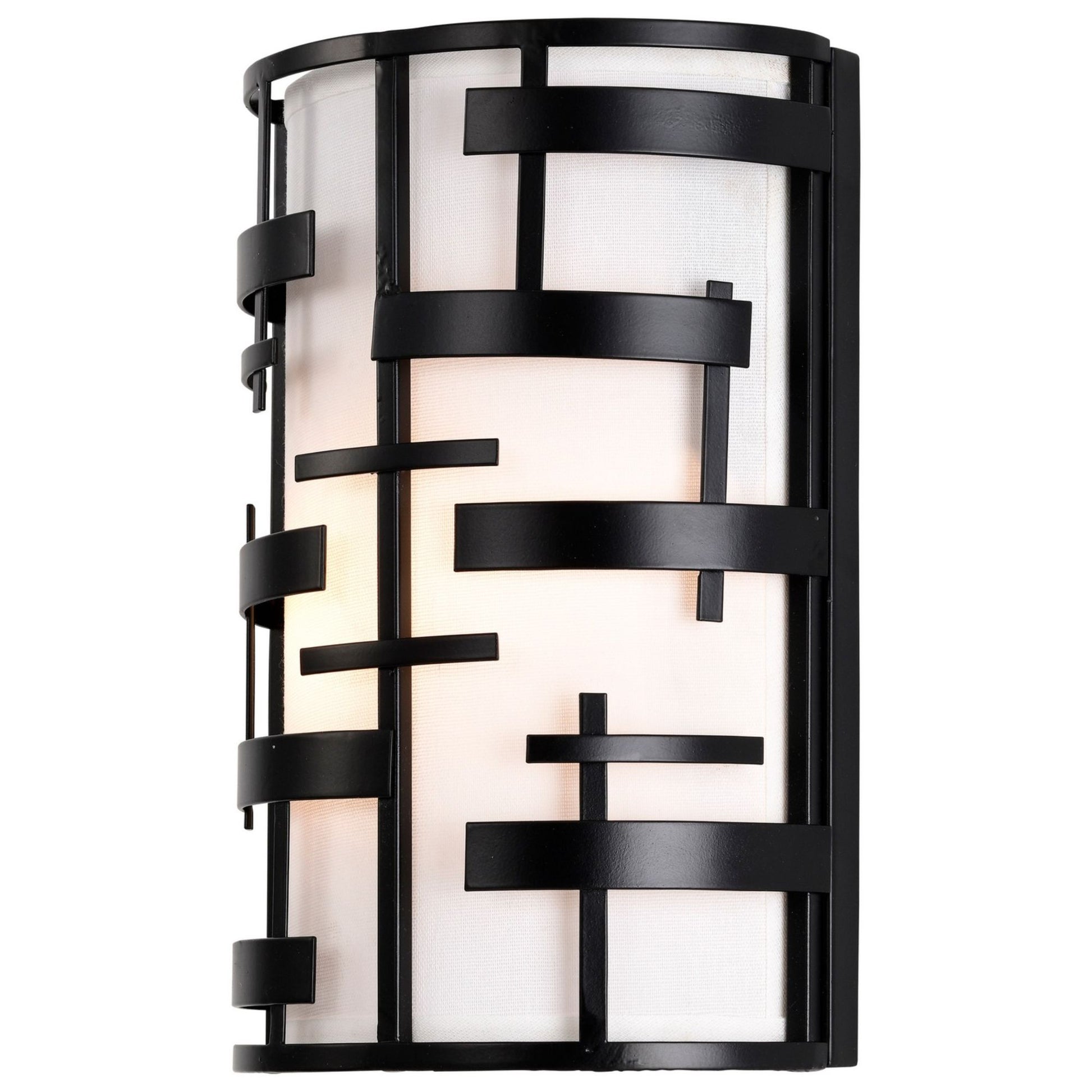 Lansing 12" 2-Light Wall Sconce, Midnight Bronze Finish - Bees Lighting