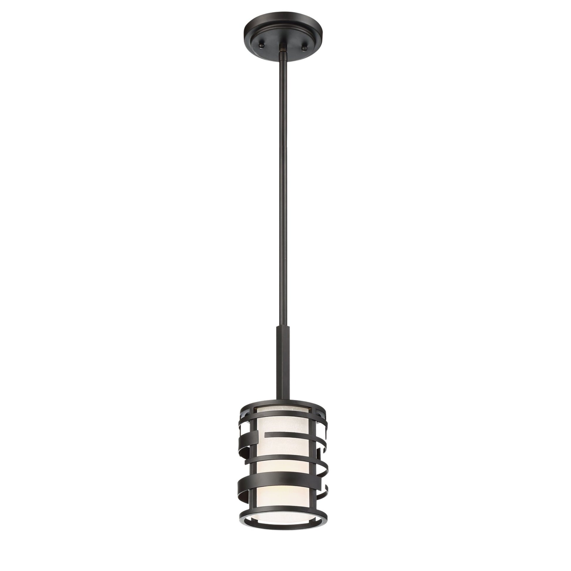 Lansing 6" Mini Pendant, Midnight Bronze Finish - Bees Lighting