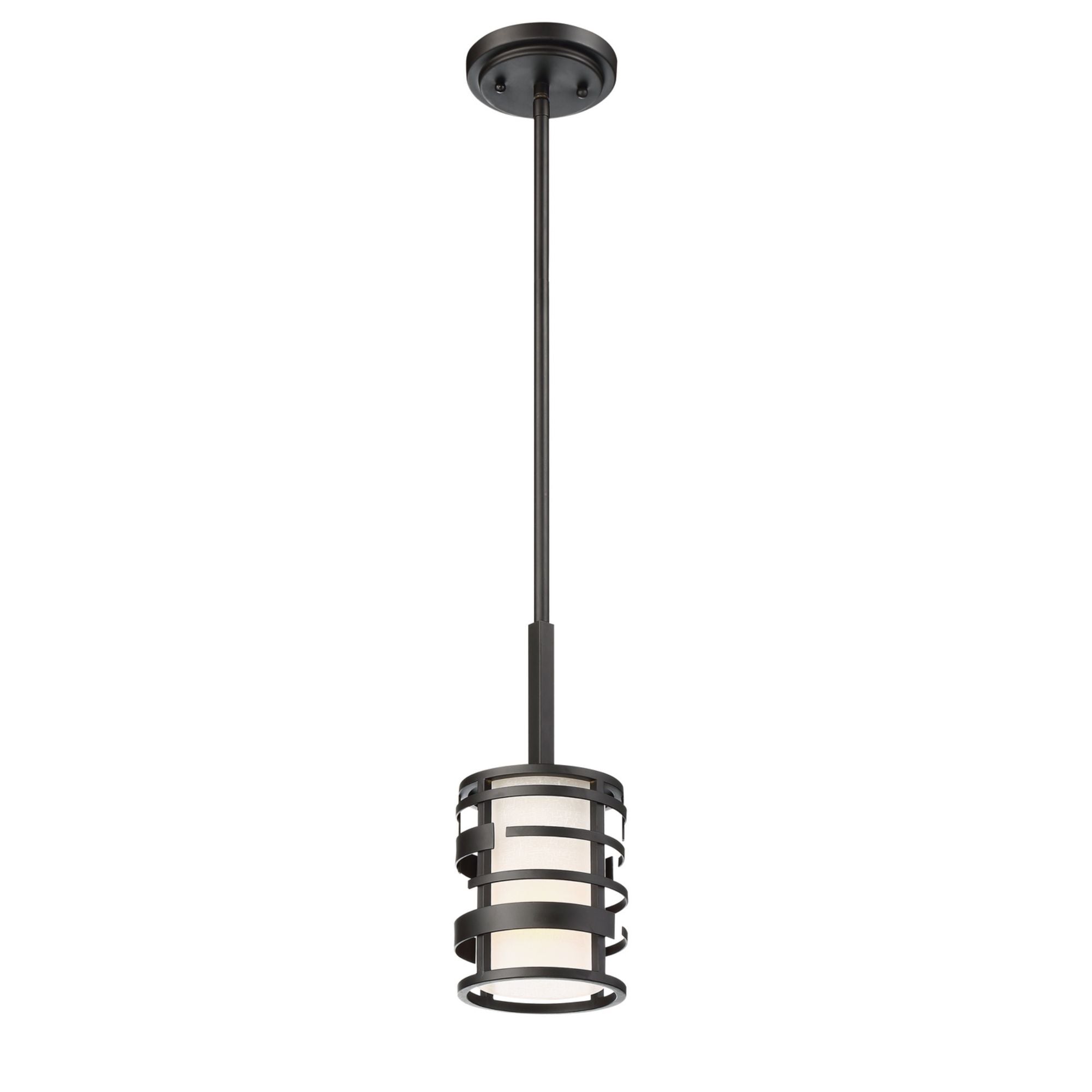 Lansing 6" Mini Pendant, Midnight Bronze Finish - Bees Lighting