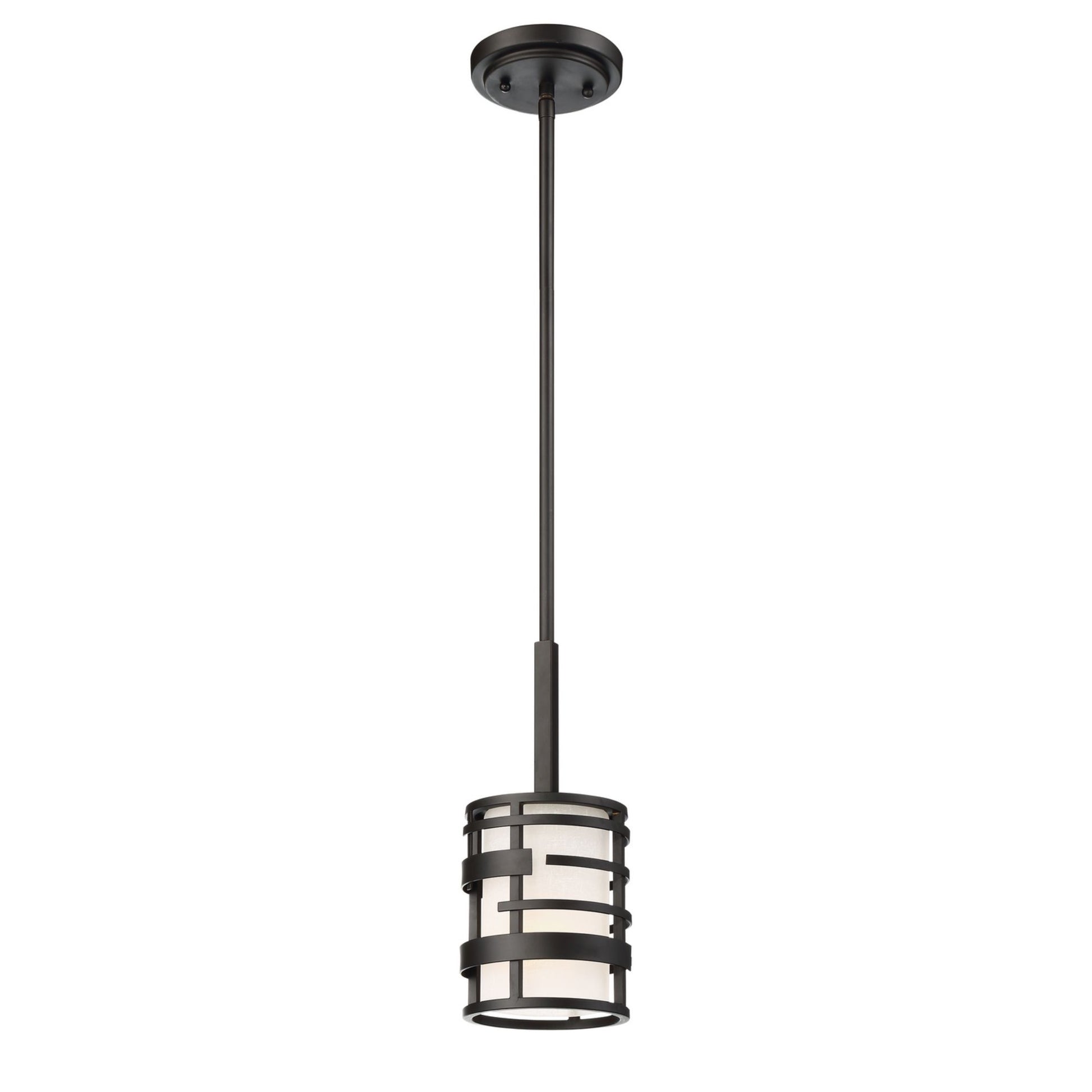 Lansing 6" Mini Pendant, Midnight Bronze Finish - Bees Lighting