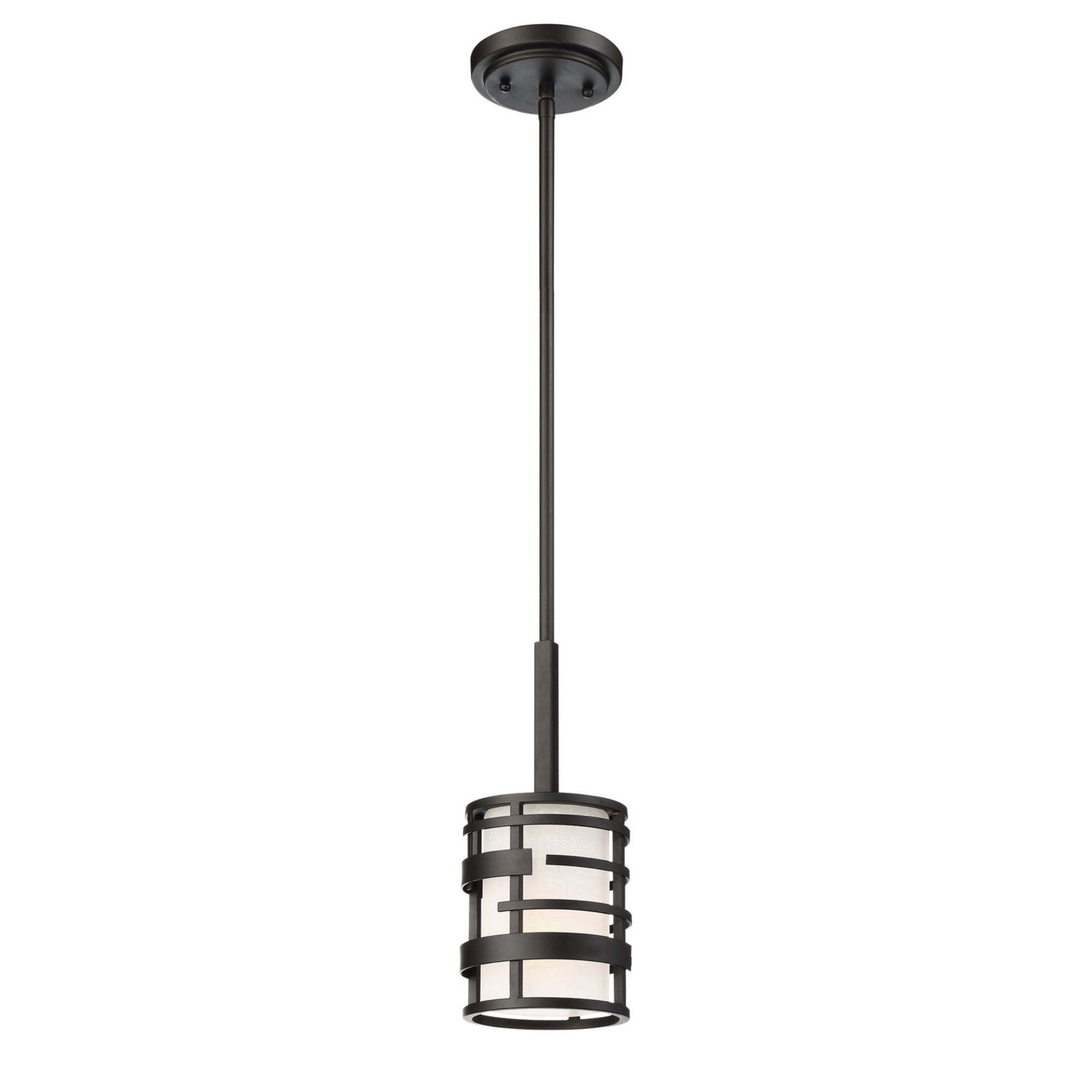 Lansing 6" Mini Pendant, Midnight Bronze Finish - Bees Lighting