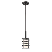 Lansing 6" Mini Pendant, Midnight Bronze Finish - Bees Lighting