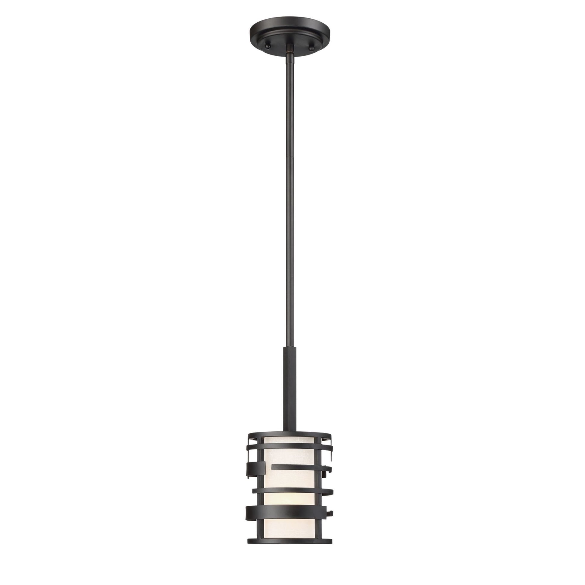 Lansing 6" Mini Pendant, Midnight Bronze Finish - Bees Lighting