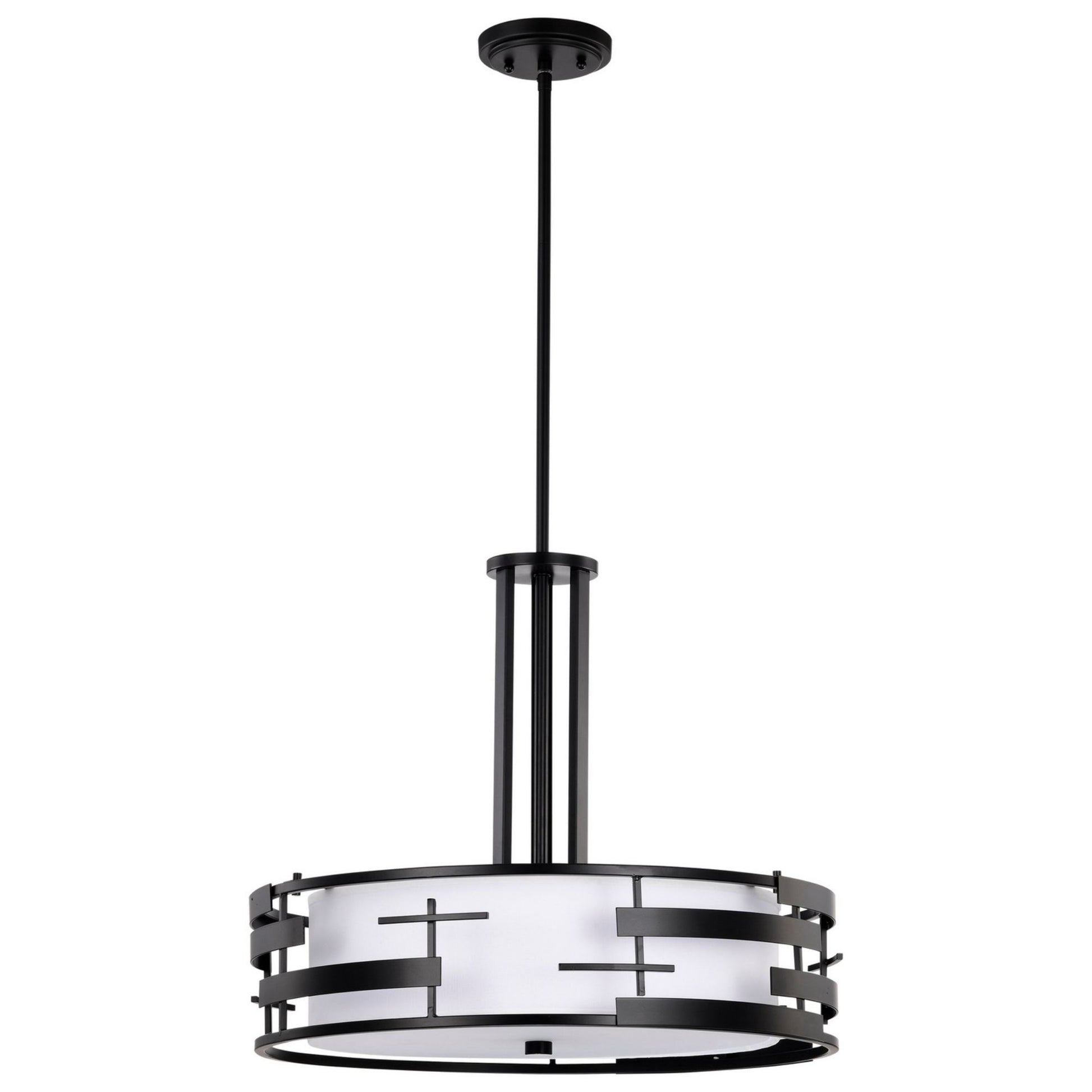 Lansing 21" 3-Light Pendant, Midnight Bronze Finish - Bees Lighting