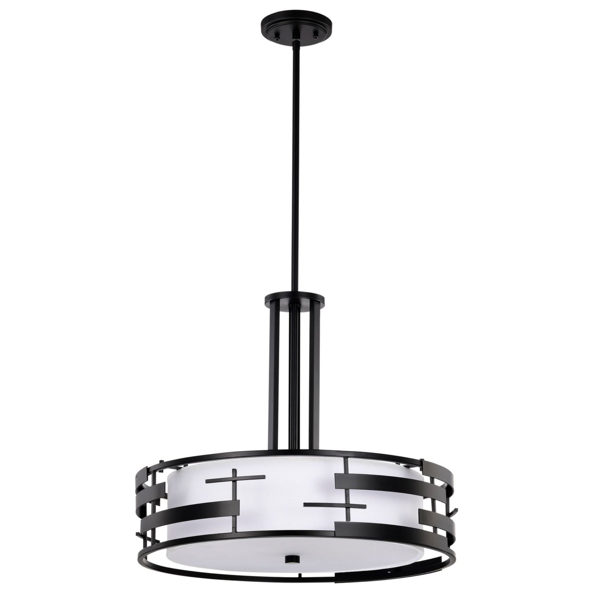 Lansing 21" 3-Light Pendant, Midnight Bronze Finish - Bees Lighting