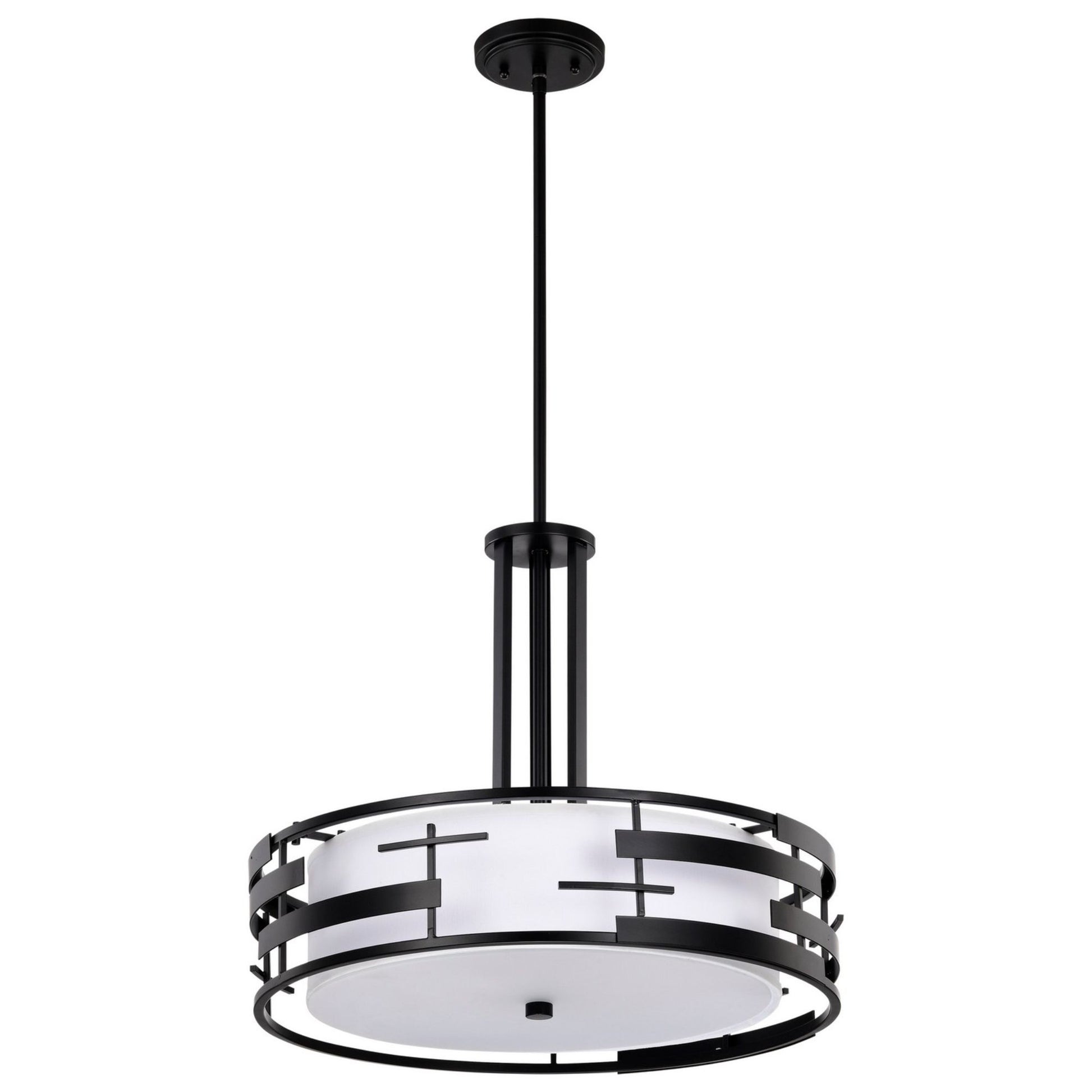 Lansing 21" 3-Light Pendant, Midnight Bronze Finish - Bees Lighting
