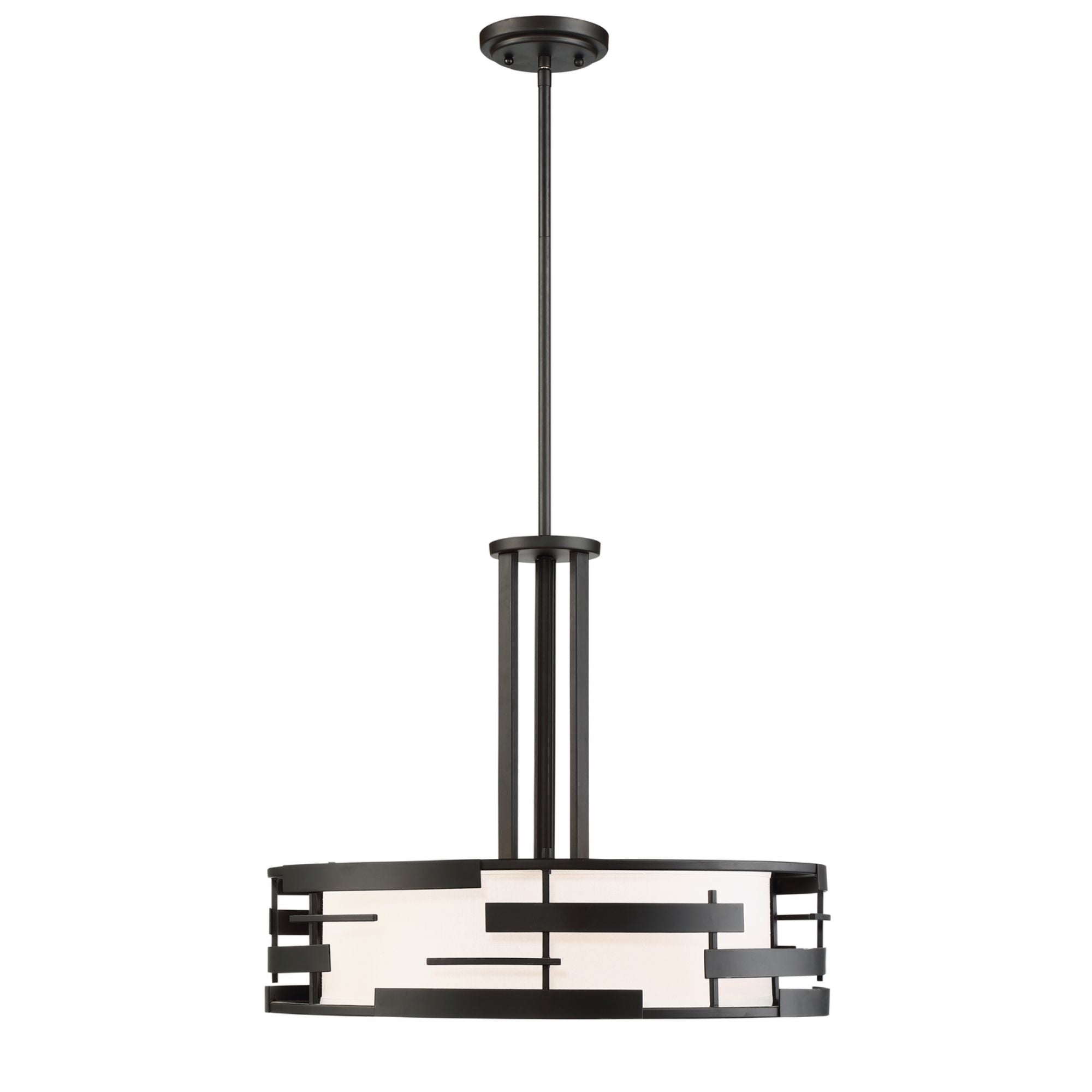 Lansing 21" 3-Light Pendant, Midnight Bronze Finish