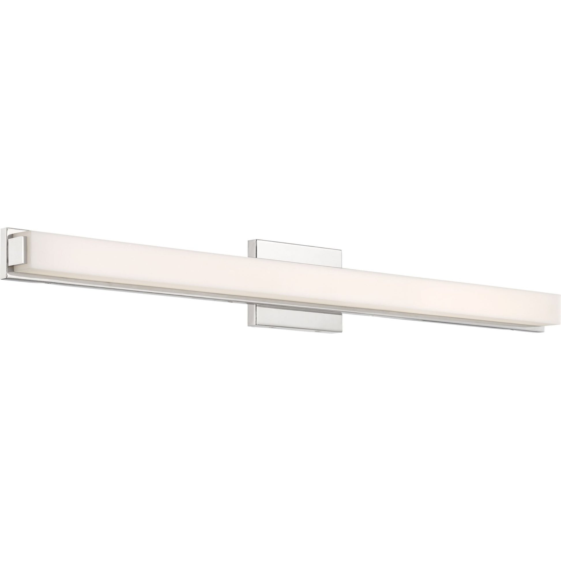 Slick 36" LED Vanity, Polished Nickel Finish - Bees Lighting